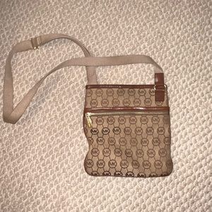 MICHAEL KORS crossbody canvas bag